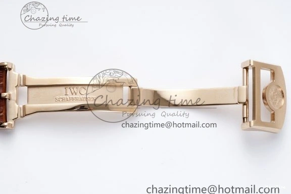 MIROTIME 0420 WellDesigned Portugieser Perpetual Calendar RG 5033 APSF 1:1 Best Edition White Dial on Brown Leather Strap A52610 Clone 7042